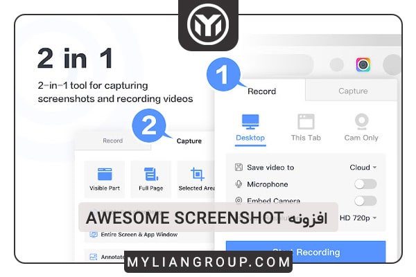 افزونه Awesome Screenshot