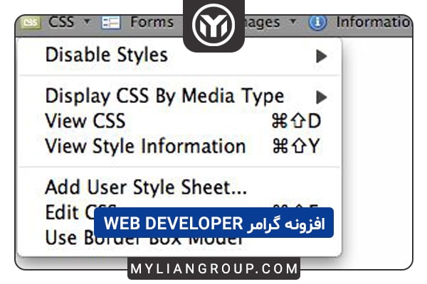 افزونه Web Developer